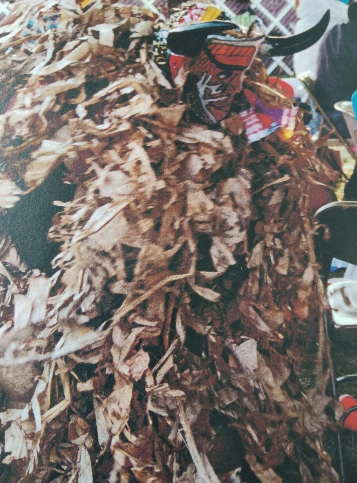 An artistic representation of a vibrant, multicultural gathering, with ancient ancestors ethereally present, observing a dancer performing in traditional attire amidst colorful murals and symbols representing various cultural values, evoking a sense of community and spiritual heritage.